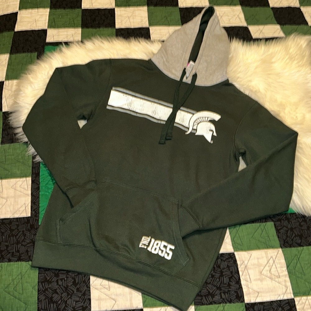 Pro Edge by Knights Apparel Michigan State University Spartan Hooded Sweatshirt